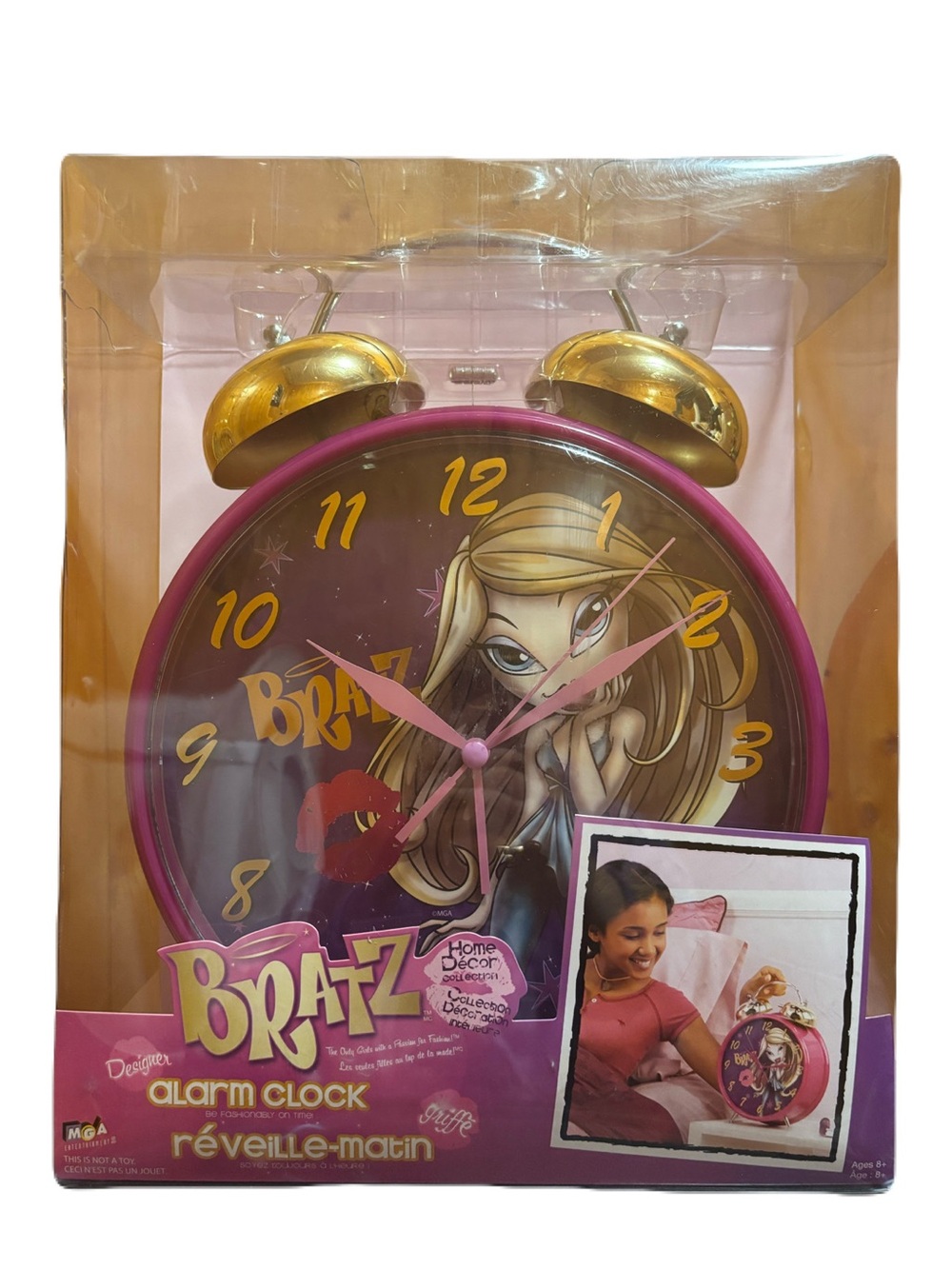 Vintage Y2K MGA Bratz Home Decor Collection Oversized Dumb Bell Alarm Clock ⏰ ✨